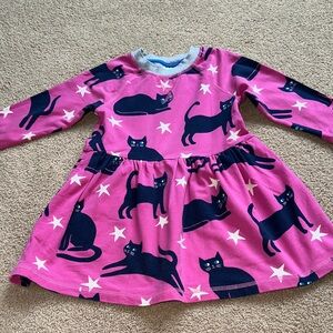 Mini Boden cat print dress